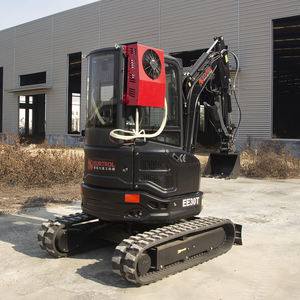 Мини-экскаватор EE30T-1 3 тонны с двигателем Yanmar 3TNV80F, опционально со стальными/резиновыми гусеницами, одобрен CE EPA - Product Image 3