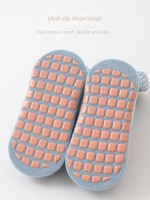 Chaussettes pour enfants en coton de classe A, tricotées pour l'automne, en tube, motif de dessin animé, petites oreilles, antidérapantes, sans os, pour bébés et tout-petits
