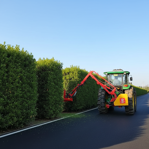 Tondeuse latérale montée sur tracteur certifiée CE avec bras pliable et télescopique, accessoire de taille-haie, garantie d'un an - Product Image 1