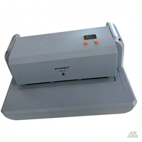 Agrafeuse électrique automatique robuste STAPNECT H390LCD à 2 têtes, capacité de 3500 agrafes et profondeur de gorge de 1 à 10 mm