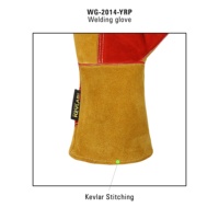 Gants de sécurité professionnels pour soudeurs résistants aux chutes extrêmes EN388 EN420 EN407, gants de soudage en cuir résistants aux déchirures