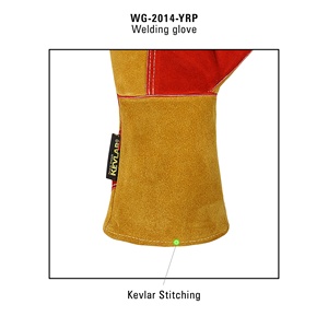 Gants de sécurité pour soudeurs professionnels résistants à la chaleur extrême EN 388 EN 420 EN 407, gants de soudage en cuir résistant à la déchirure - Product Image 6