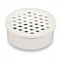 Accessoires de drainage en PVC chinois en gros, drains de sol simples pour le drainage des bâtiments, personnalisés par les fabricants