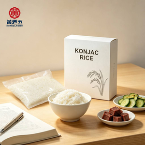 Arroz Instantáneo de Konjac Huanglaowu, Preparación Rápida, Sin Aditivos, Granos Saludables, Compra al por Mayor - Product Image 1
