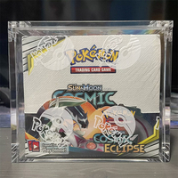 Boîte de rangement moderne haut de gamme Elite pour cartes de collection, étui de protection en acrylique étanche avec fermeture personnalisée ETB