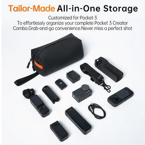 Bolsa de Almacenamiento Impermeable LKTOP para DJI Osmo Pocket 3 Creator Combo, Estuche de Transporte Portátil para Insta360 <span class=keywords><strong>X4</strong></span> Action 5 <span class=keywords><strong>Pro</strong></span> - Product Image 2