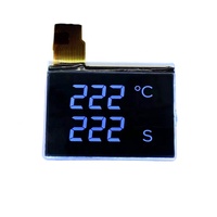 Module LCD COG VA avec interface SPI 5.0V 200 Cd/m² Affichage par segments pour machine à café / appareil électroménager
