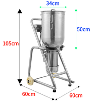 Commerciële Grote Capaciteit Food Keuken Food Cutter Machine Blender Groente Elektrische Ijs Crusher Fruit Smoothie Blender