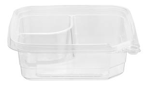 Récipient PET inviolable à usage froid recyclable et sans danger pour les aliments avec onglet intégré pour les nouilles et autres aliments Boîtes en plastique - Product Image 2