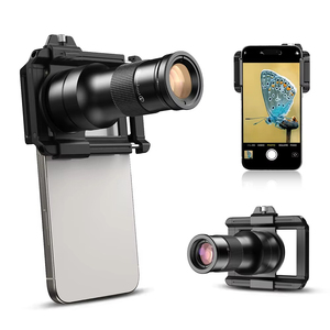 Monoculaire à Focale Courte 6X Zoom Téléobjectif Grand Angle Macro 2-en-1 en Alliage d'Aluminium Verre Optique pour Photographie Mobile <span class=keywords><strong>iPhone</strong></span> 15 - Product Image 1