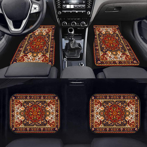 Tapis de Sol Universels Imprimés sur Mesure pour Voiture, Tapis de Voiture Persans Orientaux Toutes Saisons, Ensemble de 4 Pièces - Product Image 2