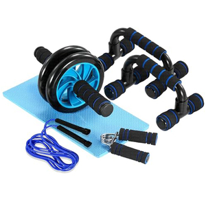 Kit de Rodillos de Ejercicio 6 en 1 al por Mayor, Equipo de Entrenamiento en Casa para Mujeres, Juego de Rodillos con Barra de Empuje, Hecho de Material Duradero - Product Image 1