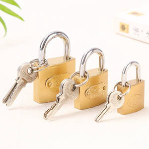 セキュリティチェーン ワールドトップブランド 高品質 ロングノーマルシャックル ソリッドブラス南京錠 - Product Image 2