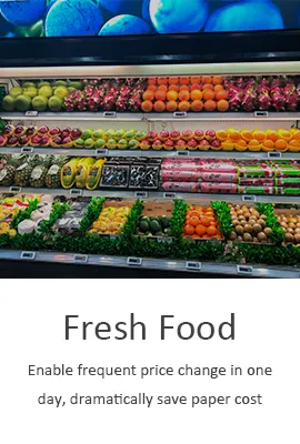 Étiquettes de prix numériques pour supermarché, jusqu'à 2.6 Ble 5.0 E, affichage de système Cloud, Nfc Esl