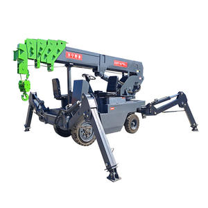 Grue araignée à roues de <span class=keywords><strong>3</strong></span> tonnes, petite grue hydraulique au sol pour entrepôt et équipement de levage de construction - Product Image 1