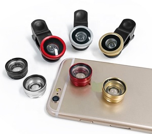 3 trong 1 Ống kính mắt cá Selfie góc rộng điện thoại di động Ống Kính Fisheye cho <span class=keywords><strong>iPhone</strong></span> 5 6 7 cộng với cho điện thoại thông minh máy ảnh ống kính - Product Image 4