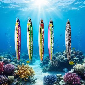 Señuelo Metálico Luminoso Impreso en 3D con UV de 150g para Lubina, Lucio y Peces de Agua Dulce - Señuelo Artificial de Caída Lenta para Jigging - Product Image 1