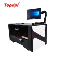 Topdpi A3 30cm Machine d'impression numérique Film de transfert de chaleur imprimante DTF avec tête 2 pièces xp600