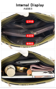 Bolsos de Hombro para Mujer, Bolsos de Cuero PU de Alta Calidad, Bolsos de Moda, Bolsos de Lujo, Bolsos de Mano para Mujer - Product Image 6