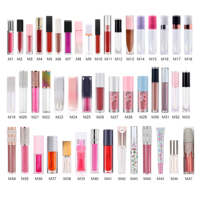 Set de Regalo de Maquillaje Mate Natural OEM, Brillo Labial Cremoso, Delineador de Labios, Kit de Brillo Labial Líquido de Marca Privada, Cosméticos