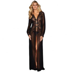 chinese dress ladies Erotic Lace Night Dress / Transparent Babydoll for Ladies / Sexy Purpl
