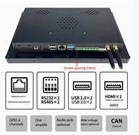 Moniteur embarqué haute luminosité pour kiosque, écran tactile industriel à montage sur panneau, PC industriel 2+16 Go de RAM RK3652/RK3568