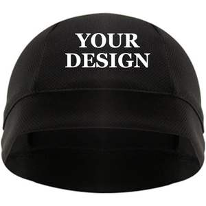 2025 bonnet en maille extensible de refroidissement personnalisé doublure de casque évacuant la sueur chapeaux et couvre-chef de cyclisme avec conception de casquette de crâne - Product Image 1