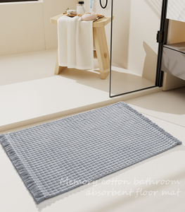 Alfombrilla de baño de verano Anne, alfombra absorbente de entrada, alfombrillas antideslizantes para puerta para Baño - Product Image 1