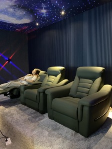 Sang Trọng 2 Chỗ Ngồi Rạp Hát Tại Nhà Đồ Nội Thất Điện Ngồi Có Thể Ngả Nội Thất Movie Ghế Phương Tiện Truyền thông Phòng Da Rạp Chiếu Phim Sofa Cho <span class=keywords><strong>Vip</strong></span> <span class=keywords><strong>Studio</strong></span> - Product Image 3