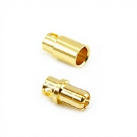 Connecteur banane Amass GC8010-M/GC8010-F 8,0 mm plaqué or 500V 5-70A pour moteur d'avion modèle réduit et contrôleur de vitesse électronique