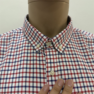 Camiseta de Vestir de Manga Corta, Nueva, Moderna, a Rayas, 100% Algodón Oxford, Antiarrugas, Corte Regular, Formal - Product Image 5