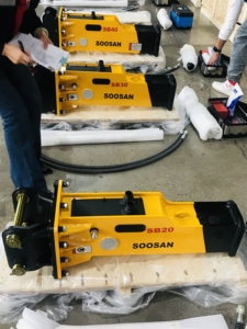 Hydraulic Breaker SB 20 <b>Box</b> Type for Mini Excavator and Skid Steer Loaders - Product Image 3