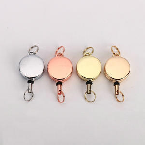 Xinrunjin llavero telescópico personalizable creativo personalizado grabado tarjeta de acceso cuerda colgante portátil ID cintura colgante - Product Image 1