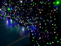 Layar Latar Belakang Langit Berbintang LED R.G.B.W. Emisi Putih Biru untuk Pertunjukan Teater, Dekorasi Langit-Langit Aula Pernikahan
