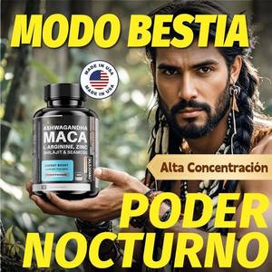 <span class=keywords><strong>Suplemento</strong></span> Energético Vegano Orgánico <span class=keywords><strong>para</strong></span> Hombres Adultos con Maca, Shilajit, Ashwagandha, L-Arginina y <span class=keywords><strong>Zinc</strong></span>, Marca Privada, Venta al Por Mayor <span class=keywords><strong>de</strong></span> Fábrica OEM - Product Image 4