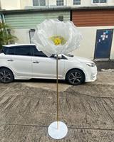 Papier Organza Grand 180cm 220cm Fleurs Géantes Debout pour 18 Coming-of-age Cérémonie Fête Événement Décoration