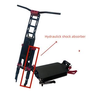 Factory Wholesale 150mm Fork Open Size E-Scooter Parts 13/14 Inch Geofought R8 Foldable Electric Scooter <b>Frame</b> with Oil Shock - Product Image 6