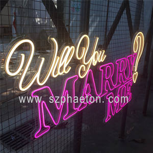 Insegne al Neon 'Mi Vuoi Sposare?', Belle ed Eleganti Insegne Luminose a LED in Acrilico - Product Image 2