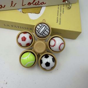 2026 Hot Sale Stress Relief Toy Keychain Dumpling Squishy <b>Ball</b> Dumpling Keychain Finger Spinner with <b>Led</b> Light Squeeze Toy - Product Image 4