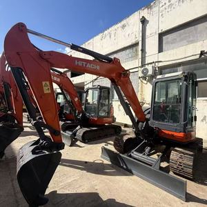 Mini-excavatrice Hitachi ZX50 d'occasion du Japon, 5 tonnes, ZX50U, excavatrice sur chenilles, faible nombre d'heures de travail, pour la construction et l'aménagement paysager - Product Image 5
