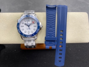 high top quality luminous watch Waterproof 42mm VS factory 8800 movement Blue Ceramic Diver 300M watch - Product Image 6