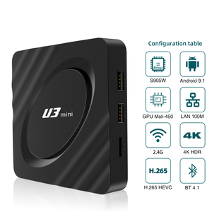 Junuo Android 9,1 set-top boxS905W 2G 16G HD reproductor de <span class=keywords><strong>red</strong></span> de 4K android <span class=keywords><strong>tv</strong></span> box - Product Image 3