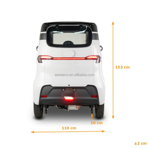 Voiture électrique à trois roues avec cabine certifiée EEC COC L2e |   Tricycle électrique fermé pour adultes <span class=keywords><strong>sans</strong></span> <span class=keywords><strong>permis</strong></span> |   Prix de gros 2025 - Product Image 4