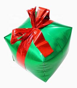 صندوق هدايا عالي الجودة على شكل بالونات فويل لعيد ميلاد سعيد لتزيين الحفلات بالونات ذاتية النفخ - Product Image 5