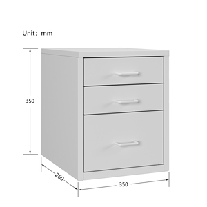 Boîte de rangement pour livres en métal pour <span class=keywords><strong>bureau</strong></span> à domicile, avec <span class=keywords><strong>3</strong></span> <span class=keywords><strong>tiroirs</strong></span>, design démontable, rose - Product Image 5