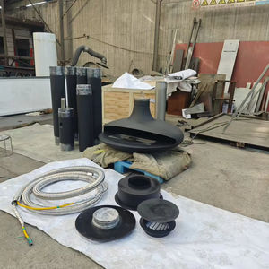 Chimenea <span class=keywords><strong>de</strong></span> <span class=keywords><strong>Gas</strong></span> Interior Personalizable <span class=keywords><strong>de</strong></span> Acero al Carbono <span class=keywords><strong>de</strong></span> Alta Calidad con Chimenea y Pintura Negra Resistente a Altas Temperaturas - Product Image 1