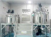 Homogénéisateur à cisaillement élevé entièrement automatique en acier inoxydable pour crème, machine d'émulsification sous vide pour cosmétiques et crèmes pour le visage