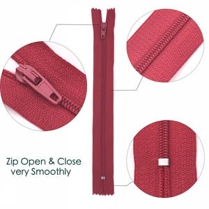 Dawei卸売ソーイングアクセサリー #3色高品質ナイロンジッパー衣服アクセサリー仕立てアクセサリージッパーロール - Product Image 4