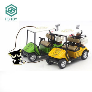 Modelo de carro de Golf HS escala 1 36, simulación de coche de choque de fundición a presión con 4 colores mezclados - Product Image 6