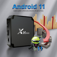 Expédié de France 10 PIÈCES LOT X96 Mini Smart Android 11.0 Boîtier TV Amlogic S905W 2 Go 16 Go Décodeur Double WiFi HDR 3D 4K X96Mini